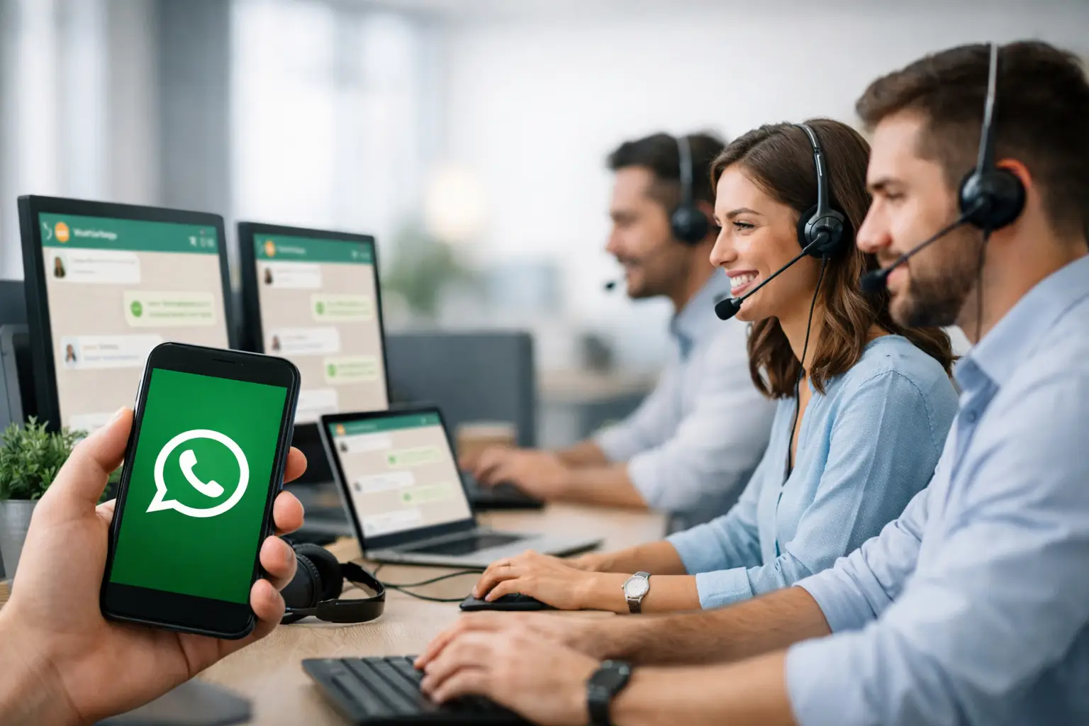 WhatsApp per più operatori: dispositivi collegati o casella condivisa?